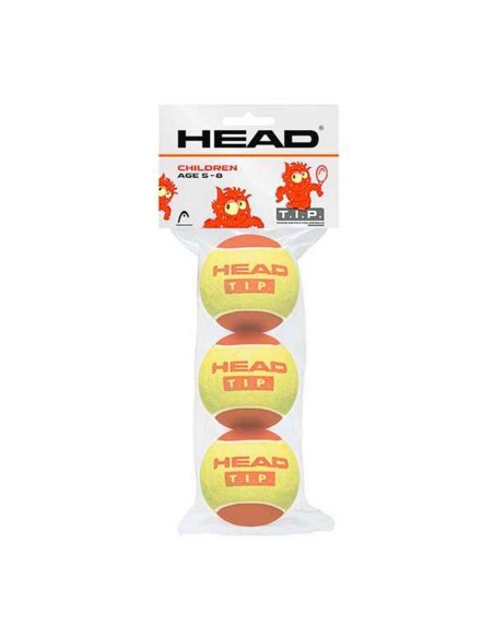 Bote 3 Bolas Head Tip Red | Ofertas de pádel